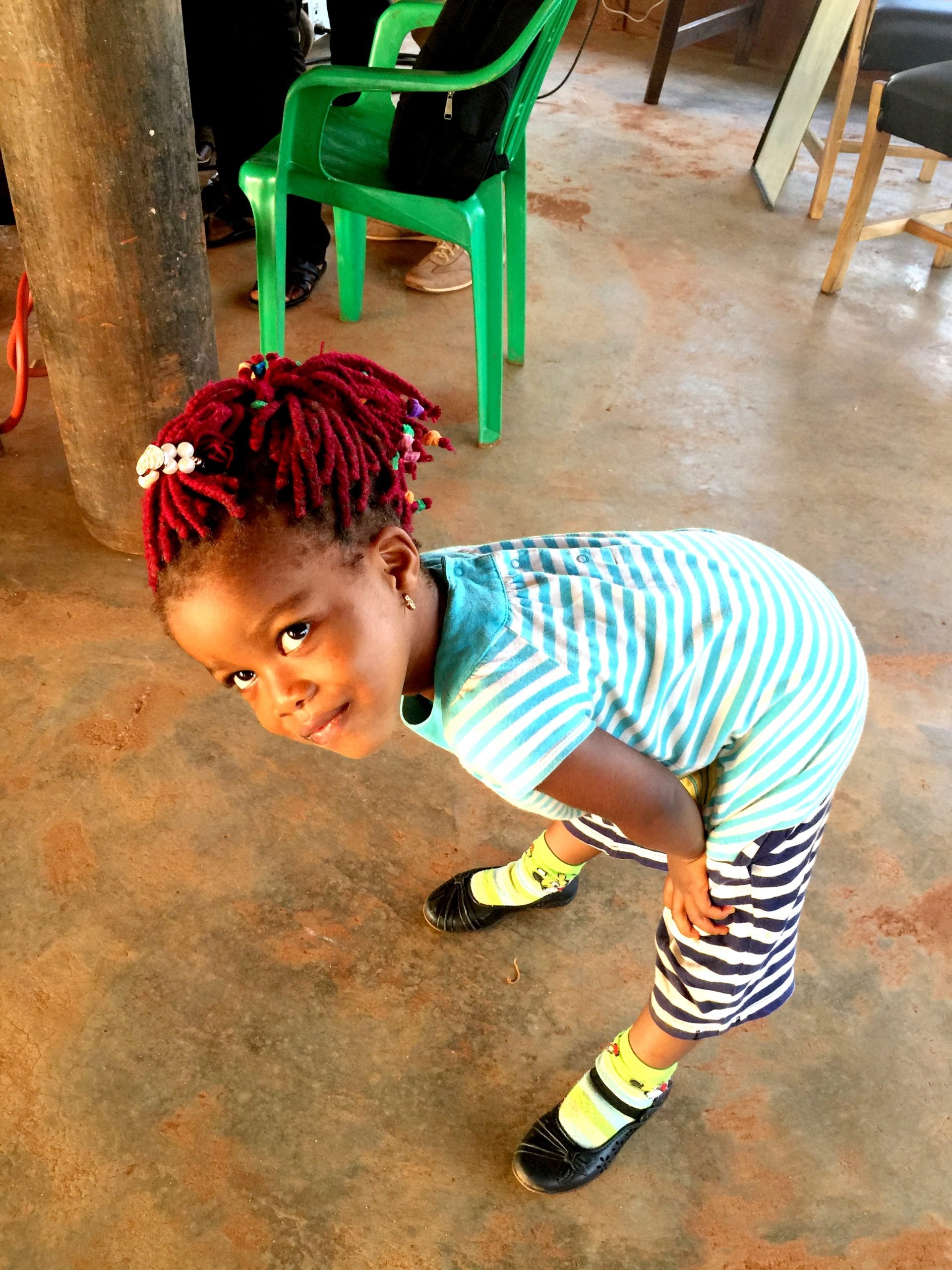 Young girl in Nigeria